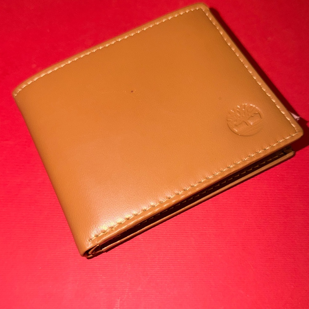 Timberland Cloudy Tan Leather Wallet